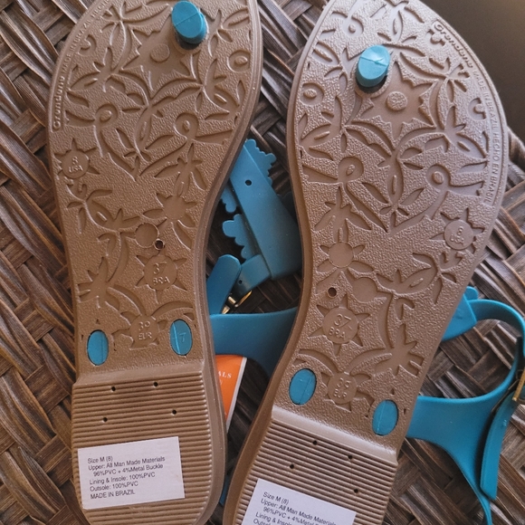 West Loop Teal Sandals - Picture 2 of 3
